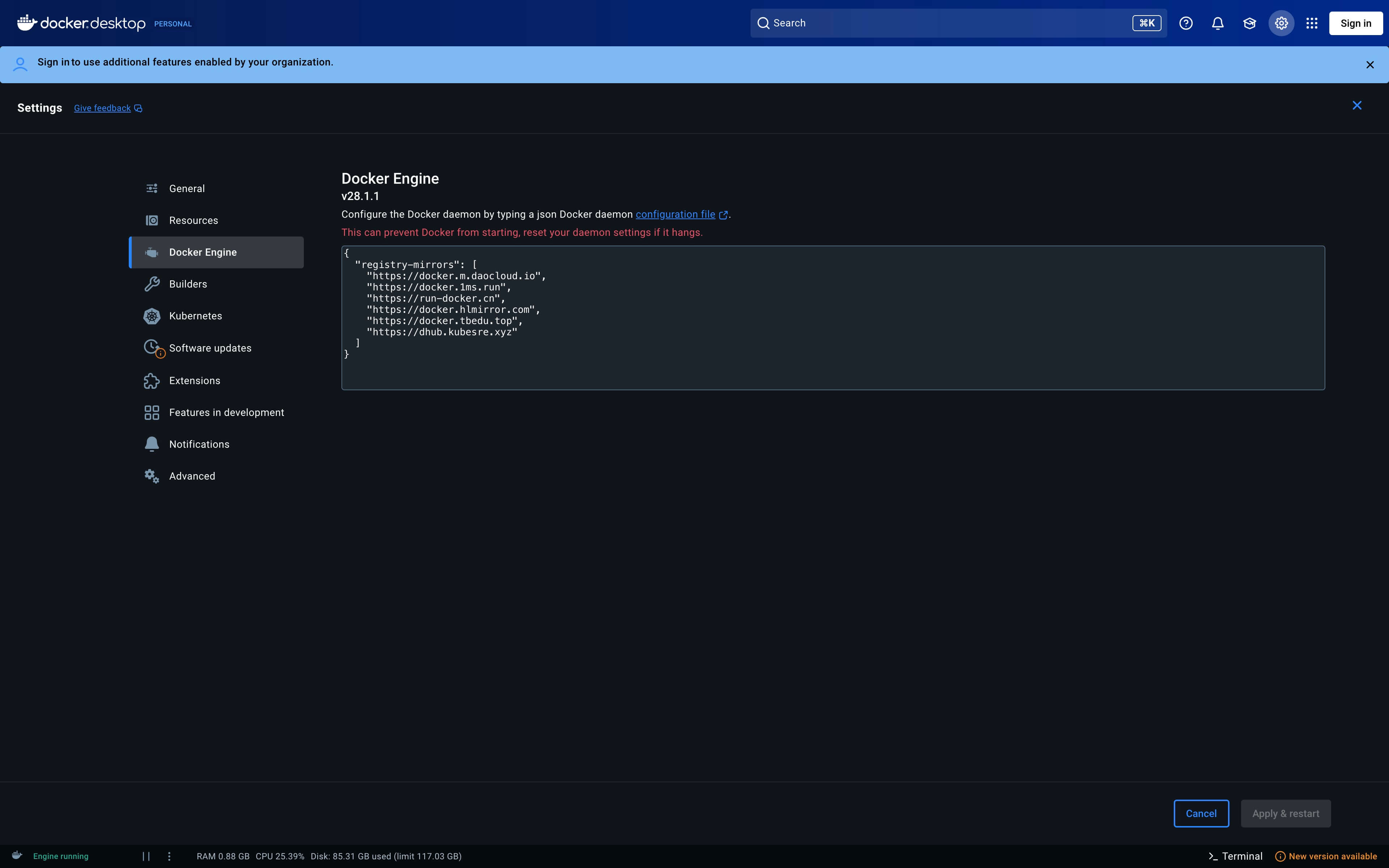 docker-open-termianl